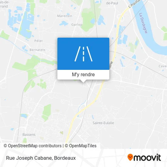 Rue Joseph Cabane plan