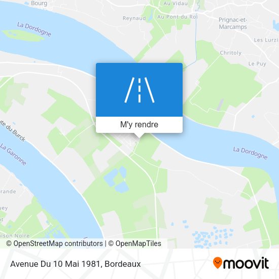 Avenue Du 10 Mai 1981 plan