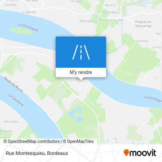 Rue Montesquieu plan