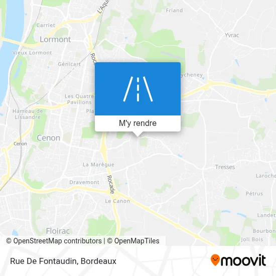 Rue De Fontaudin plan