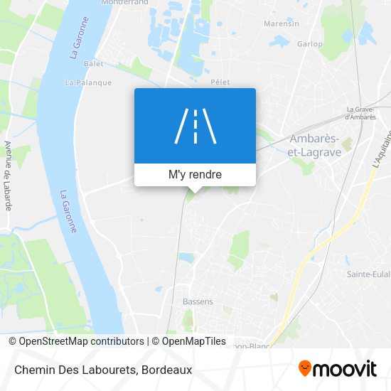 Chemin Des Labourets plan