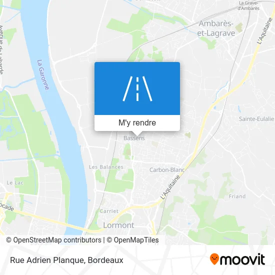 Rue Adrien Planque plan