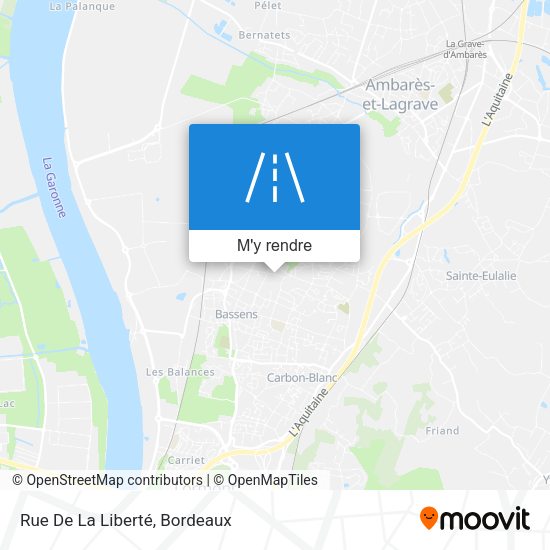 Rue De La Liberté plan