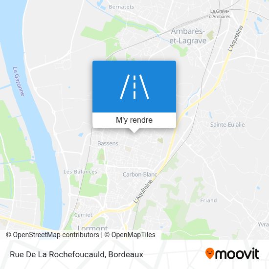Rue De La Rochefoucauld plan