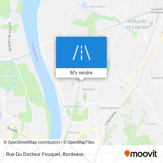 Rue Du Docteur Fouquet plan