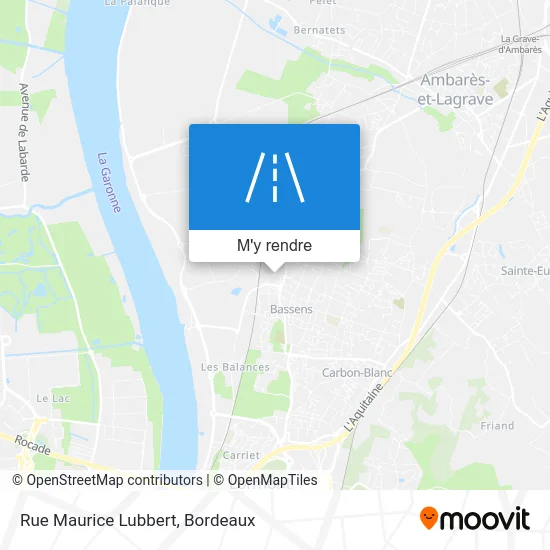 Rue Maurice Lubbert plan