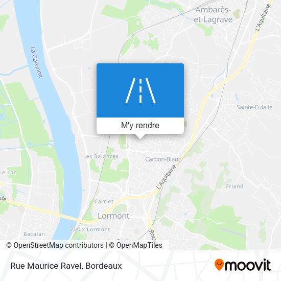 Rue Maurice Ravel plan