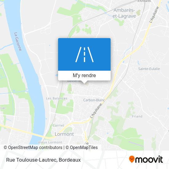 Rue Toulouse-Lautrec plan