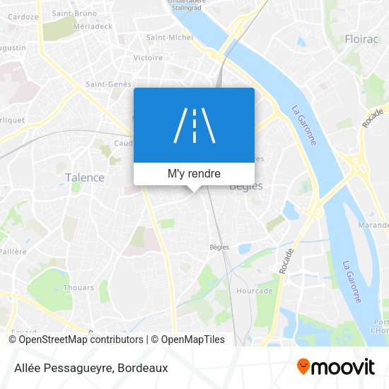 Allée Pessagueyre plan