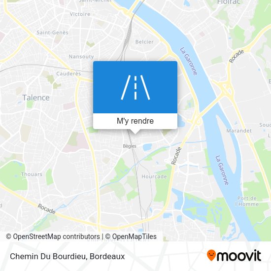 Chemin Du Bourdieu plan