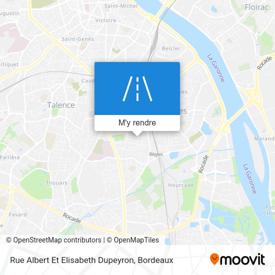 Rue Albert Et Elisabeth Dupeyron plan