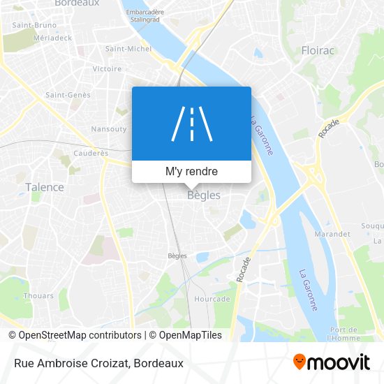 Rue Ambroise Croizat plan