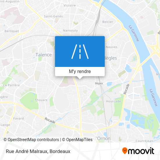 Rue André Malraux plan