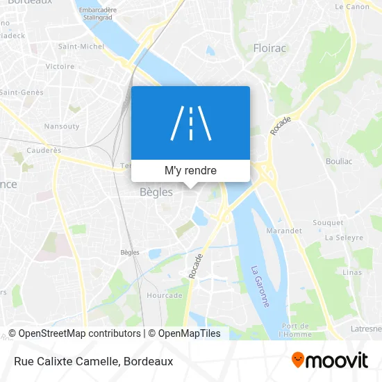 Rue Calixte Camelle plan