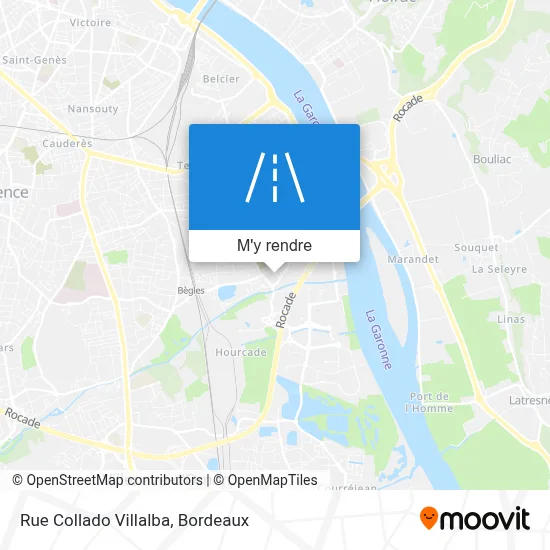 Rue Collado Villalba plan