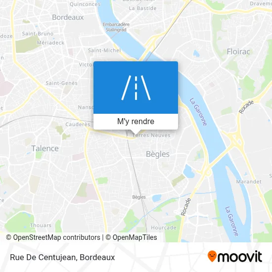 Rue De Centujean plan