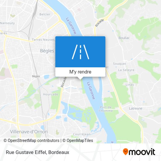 Rue Gustave Eiffel plan