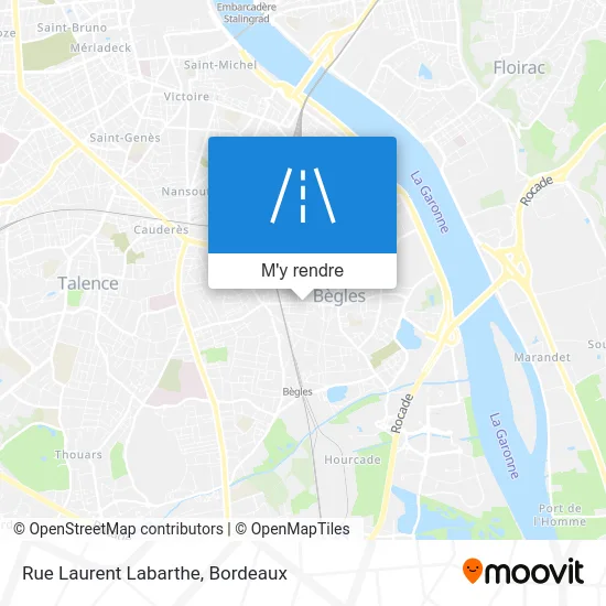 Rue Laurent Labarthe plan