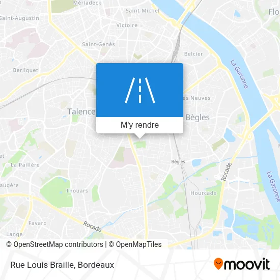 Rue Louis Braille plan