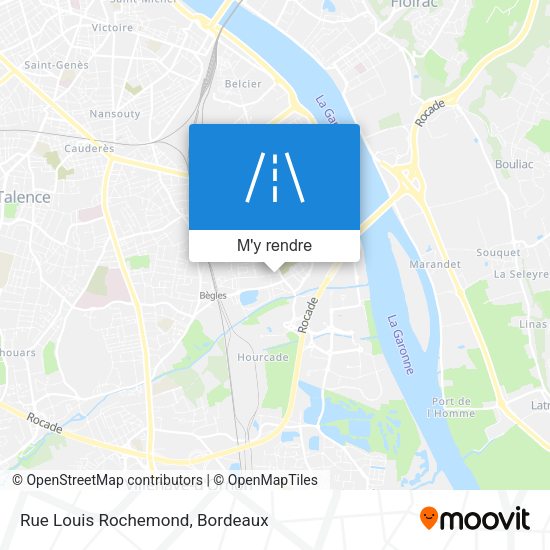 Rue Louis Rochemond plan