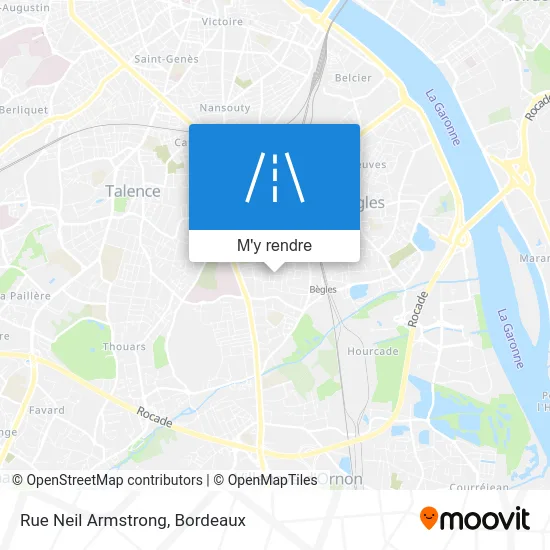 Rue Neil Armstrong plan