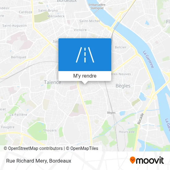 Rue Richard Mery plan