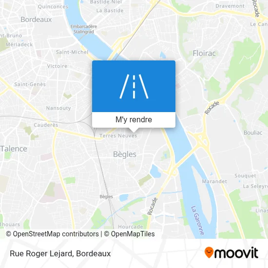 Rue Roger Lejard plan