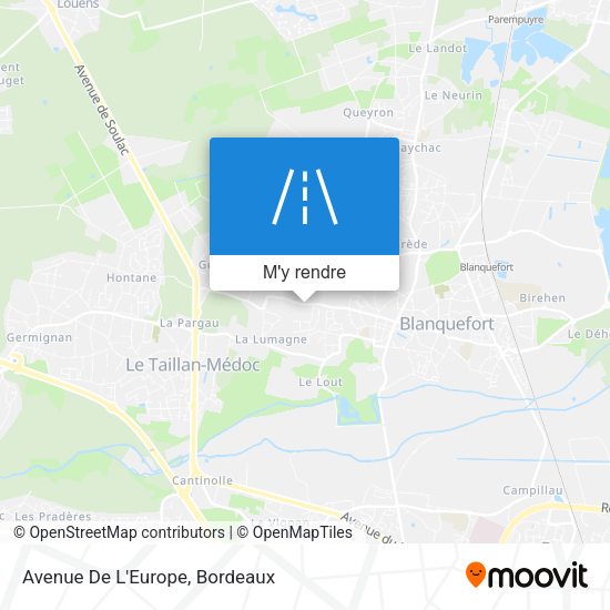 Avenue De L'Europe plan