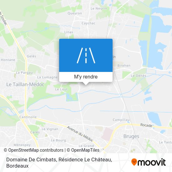 Domaine De Cimbats, Résidence Le Château plan