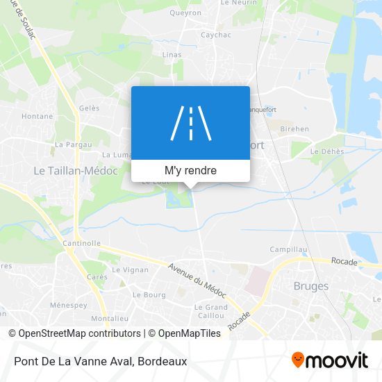 Pont De La Vanne Aval plan