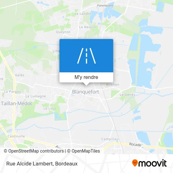 Rue Alcide Lambert plan