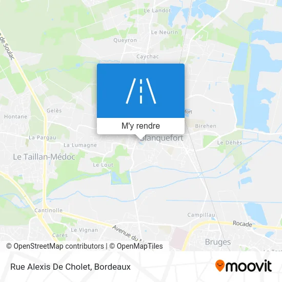 Rue Alexis De Cholet plan