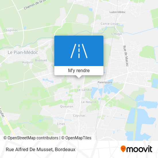 Rue Alfred De Musset plan