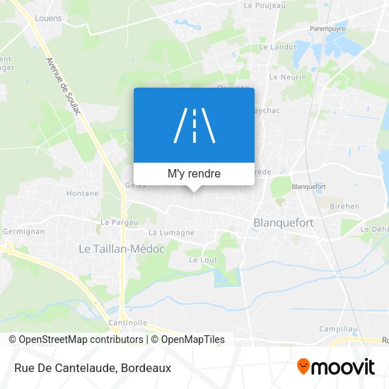 Rue De Cantelaude plan