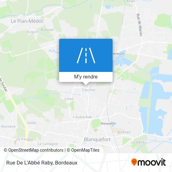 Rue De L'Abbé Raby plan