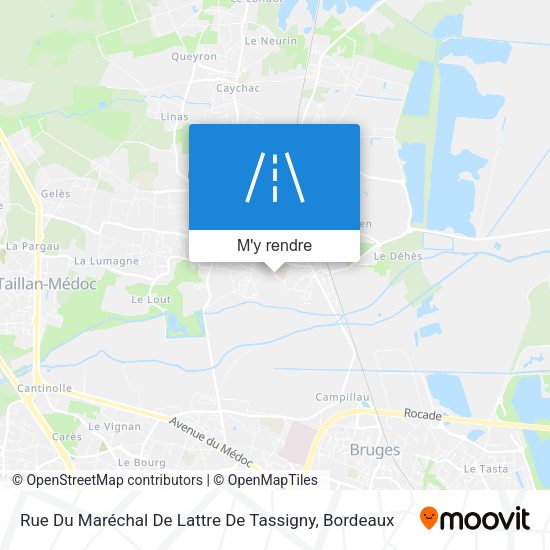 Rue Du Maréchal De Lattre De Tassigny plan
