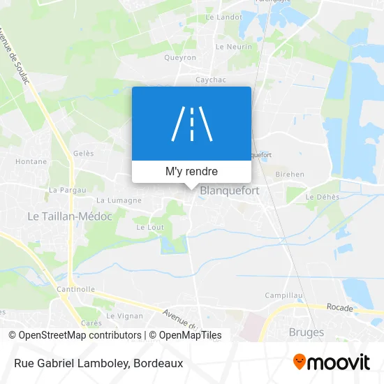 Rue Gabriel Lamboley plan