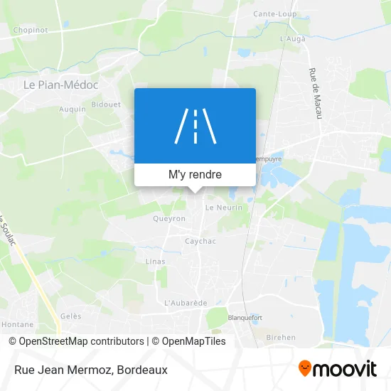 Rue Jean Mermoz plan