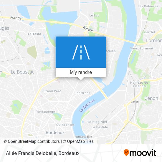 Allée Francis Delobelle plan