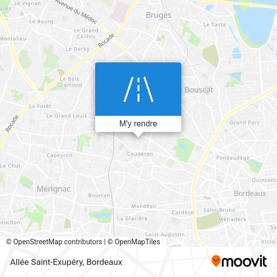 Allée Saint-Exupéry plan