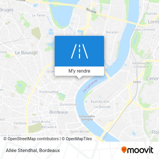Allée Stendhal plan