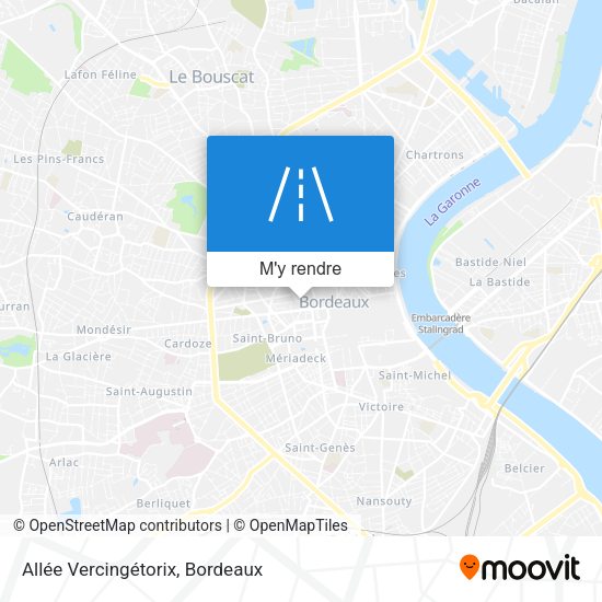 Allée Vercingétorix plan
