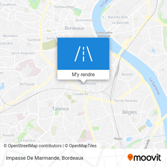 Impasse De Marmande plan