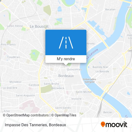 Impasse Des Tanneries plan