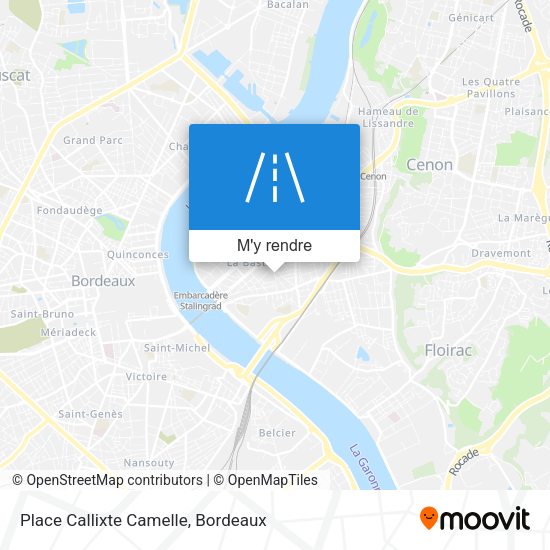 Place Callixte Camelle plan