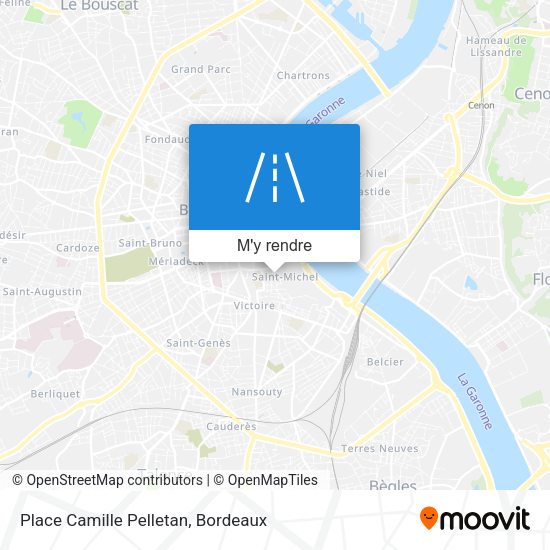 Place Camille Pelletan plan