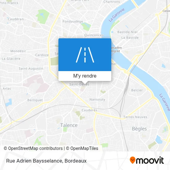 Rue Adrien Baysselance plan