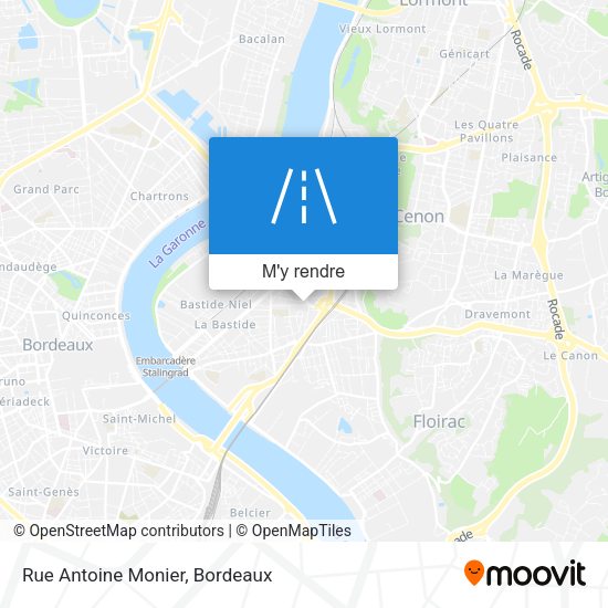 Rue Antoine Monier plan