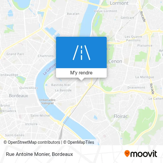 Rue Antoine Monier plan