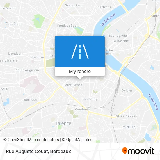 Rue Auguste Couat plan